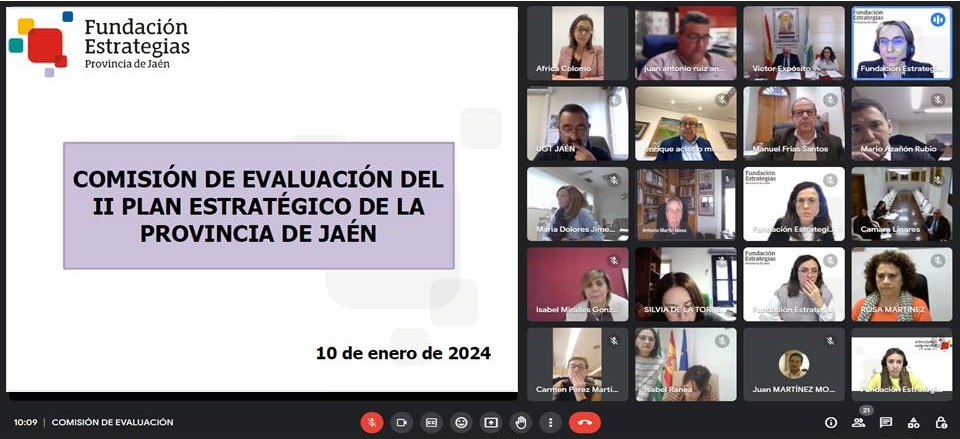 Se constituye la Comisión de Evaluación del II Plan Estratégico de la provincia de Jaén