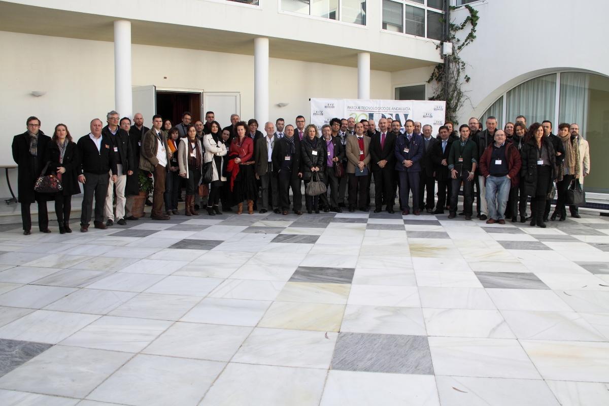 Grupo de personas que participaron en la expedición al PTA de Málaga